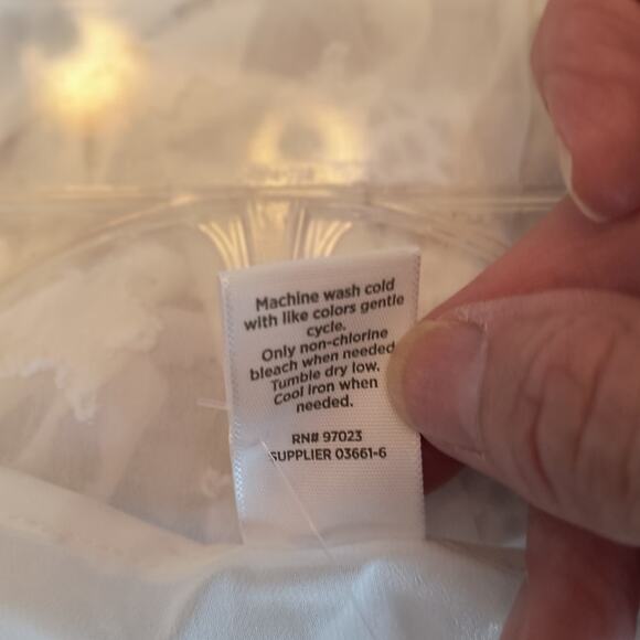 Peyton & Parker Starfish Swim Cover Dress Women's Sz XXL White Short Sleeve - Picture 12 of 14